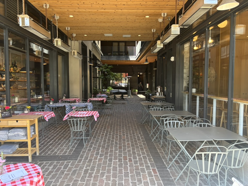 Patio dining